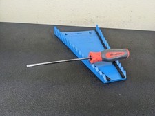#bm579 Snap-on Tools ORANGE Hard 3/16" Flat Cabinet Tip Screwdriver SHD146O
