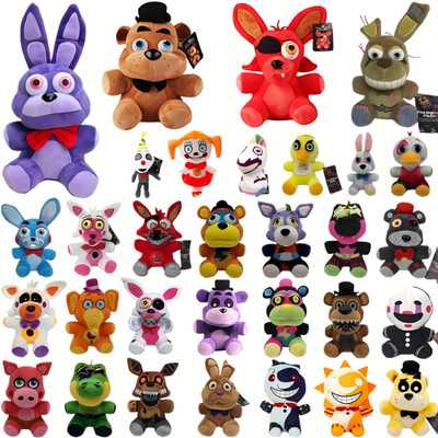 Five Nights at Freddy's Plushie Pizza Stimulator FNAF Plush Toys for Childrens