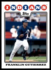 Franklin Gutierrez 2008 Topps #426 Indians MLB READ FREE SHIPPING AutographDen