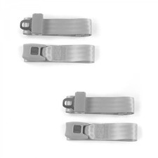 Camaro 1967 - 1969 Standard 2pt Graygrey Lap Bucket Seat Belt Kit - 2 Belts V8