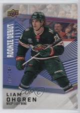 2024-25 Upper Deck UD Rookie Debut Blue 174/249 Liam Ohgren #3 nw2