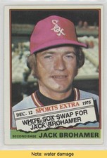 1976 Topps Traded Jack Brohamer #618 READ 1w8