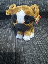 Ty Beanie Boos BRUTUS the Boxer Dog (6 Inch) NEW MINT Retired