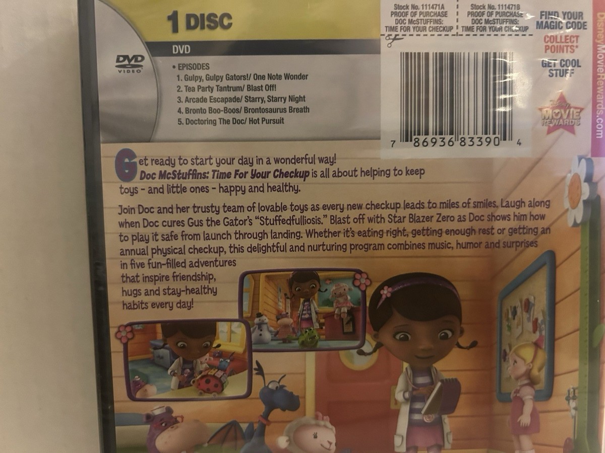 Doc McStuffins: Time for Your Check Up (DVD, 2013) for sale online