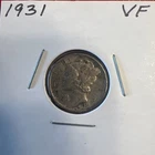 1931 Mercury Silver Dime VF 10c Very Fine Circulated