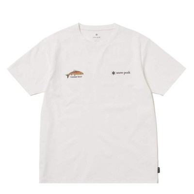 Snow Peak Northland Trout Dry T-Shirt Off White