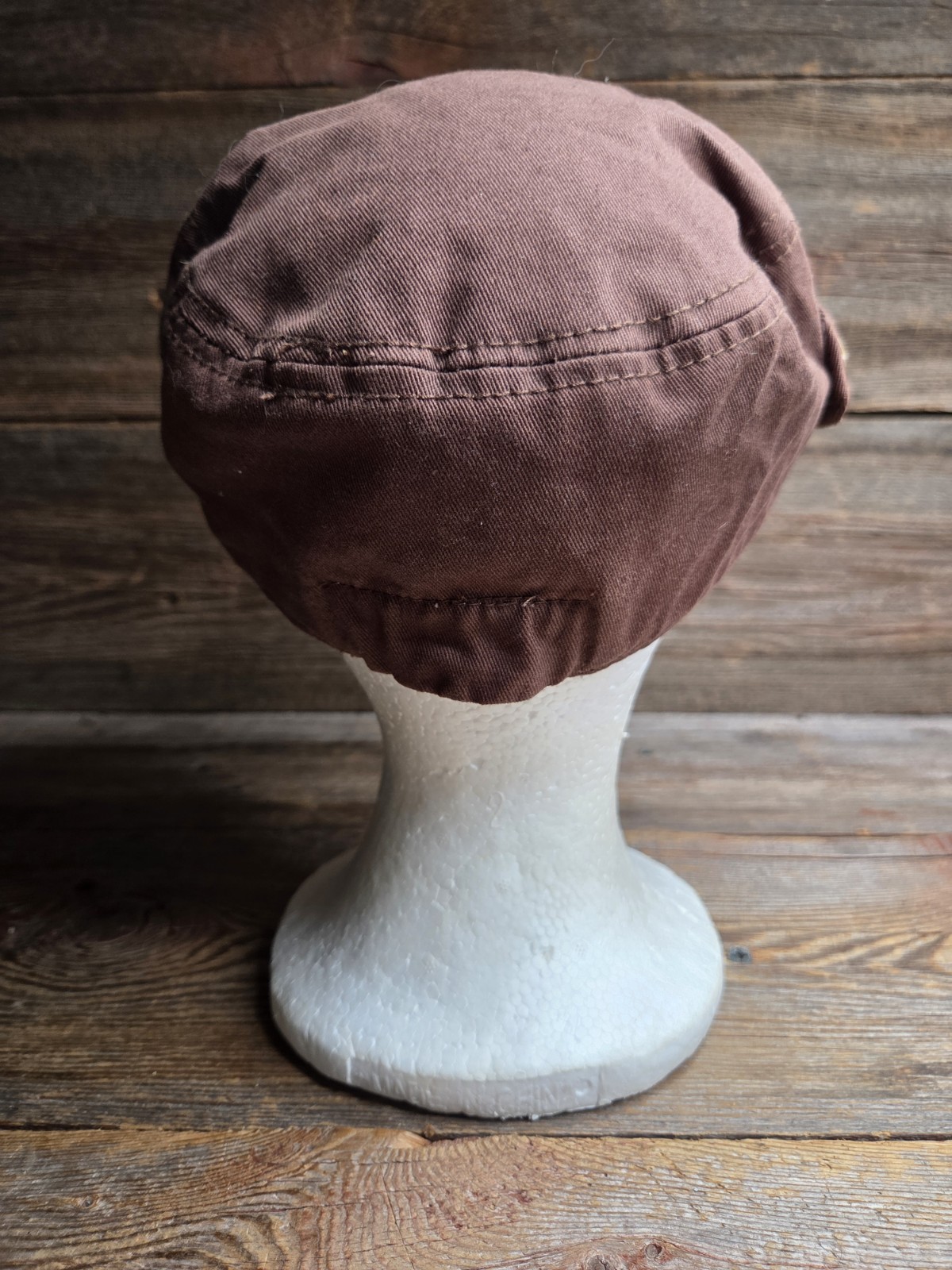 Lei Women's Brown Solid Button Causal Cap - image 4