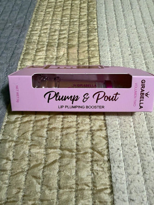 Girabella Plump & Pout Volume Two Lip Plumper Booster Clear Gloss Liquid