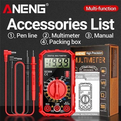 Aneng Sz308 1999 Count Digital Multimeter Ac/dc High-precision Multi-function Vo