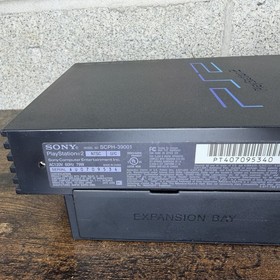 Sony PlayStation 2 PS2 FAT Console only Black SCPH-39001 WORKING (NO CORDS)