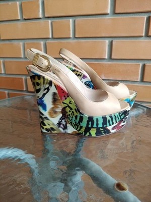 women baldinini heels beige leather 37.5