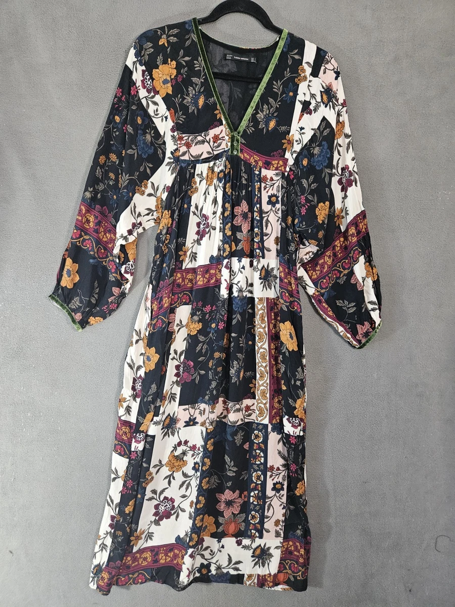 Zara Long Sleeve Floral Maxi Dresses for Women for sale | eBay Zara Long Sleeve Floral Maxi Dresses for Women for sale | eBay