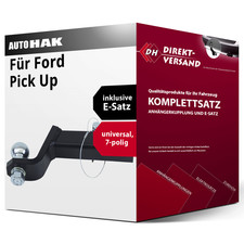 Für Ford Pick Up F150 (Auto Hak) Anhängerkupplung starr + E-Satz 7pol universell