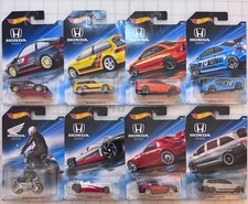 Hot Wheels Honda Series 2017 Walmart Exclusive – Complete 8 Car Set – New