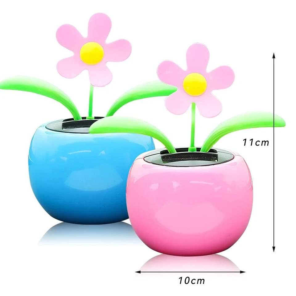 Wackelfigur Blume Solar Tanzende Blume Solarblume Wackelfigur Wackelblume Sol... - Bild 2 von 4