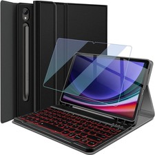 Backlit Keyboard Case for Samsung Galaxy Tab S10 Lite/ S10 FE/ S9 FE 5G 10.9 Inc