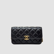 CHANEL 23P Phone Holder Chain Cross Shoulder Bag AP3199 145066302