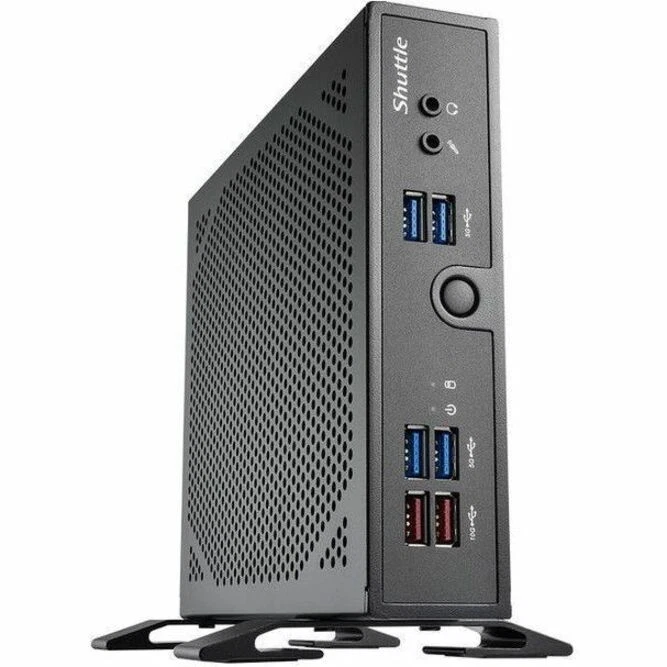 Shuttle XPC slim Barebone System - Slim PC - 1 x Processor Support - 1 Celeron - Image 3 of 4