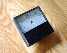 Mitsubishi YS-8NAA Amp Gauge, F058, 0-200, 5A CT. 200/5 - USED