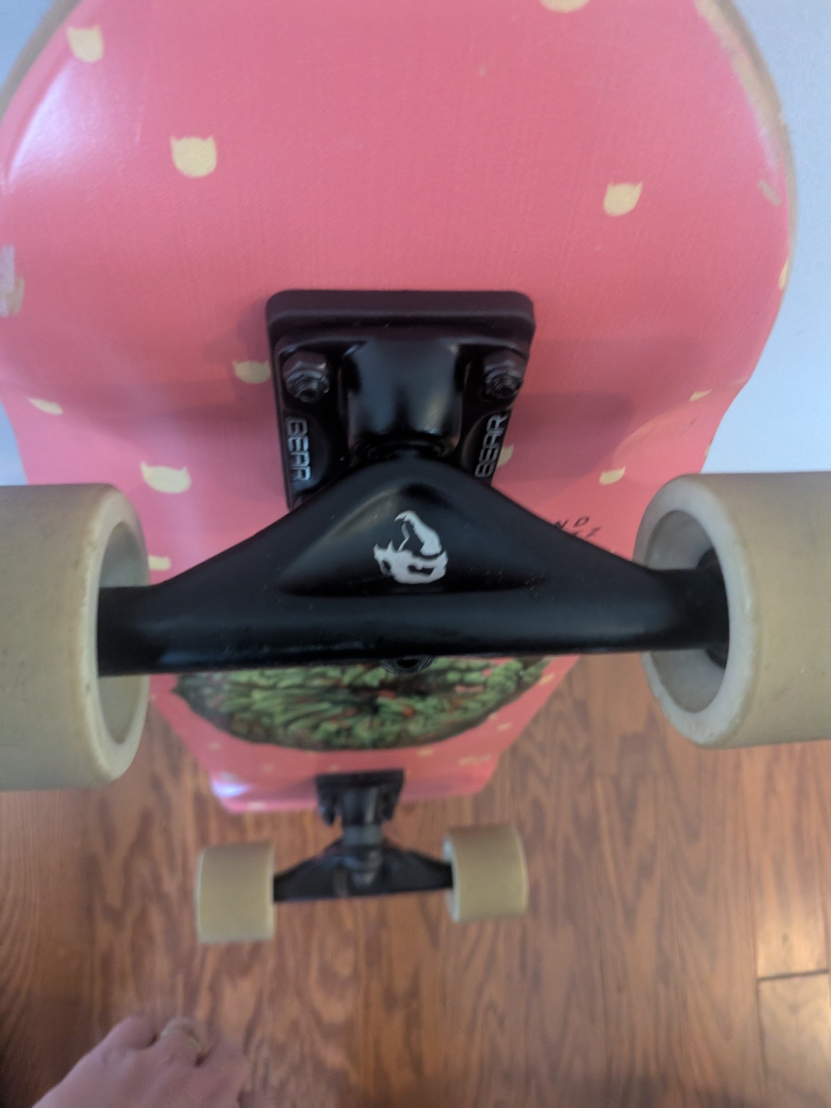 Landyachtz Dinghy Blunt, Meowijuana Graphic, Used, Great Shape, Full Stock Setup