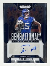 Tyler Allgeier Sensational Signatures #SS-TYA  2025 Panini Prizm Draft Picks AU