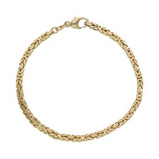 Königskette Armband Herren und Damen Gold 585 massiv Second Hand 25326116 21 cm