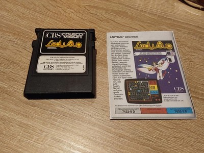 Lady Bug für CBS Colecovision Spiel Modul PAL System