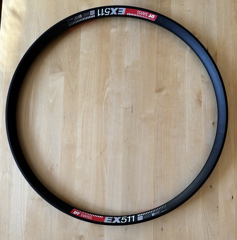DT Swiss EX511 27.5 28h Tubless Ready Rim 