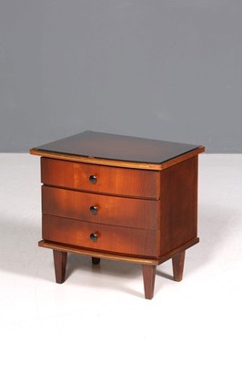 Wunderschöne Mid Century Kommode Vintage Nachttisch 60s Schubladenkommode 1/2
