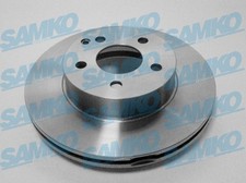 SAMKO 2x Bremsscheibe vorne belüftet für Mercedes-Benz C-Klasse T-Model S204