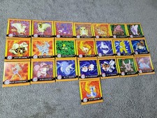 Vintage 1999 Pokemon Artbox Sticker Lot of 22 Different Commons