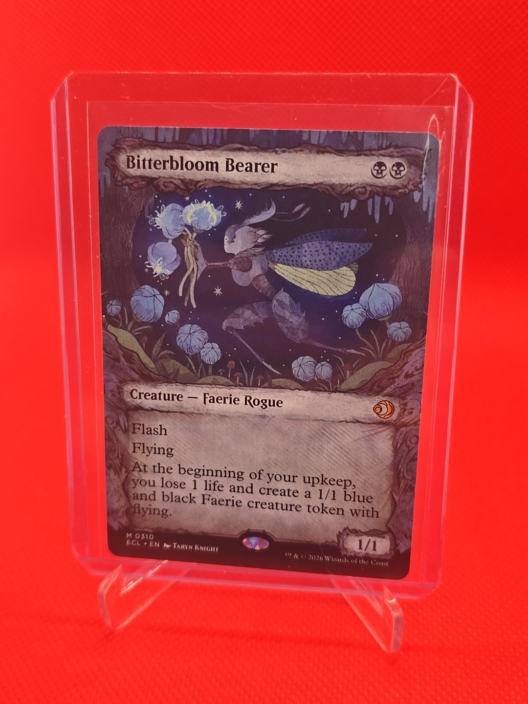 Bitterbloom Bearer (Borderless)(Showcase) Lorwyn Eclipsed NON FOIL MTG #0310