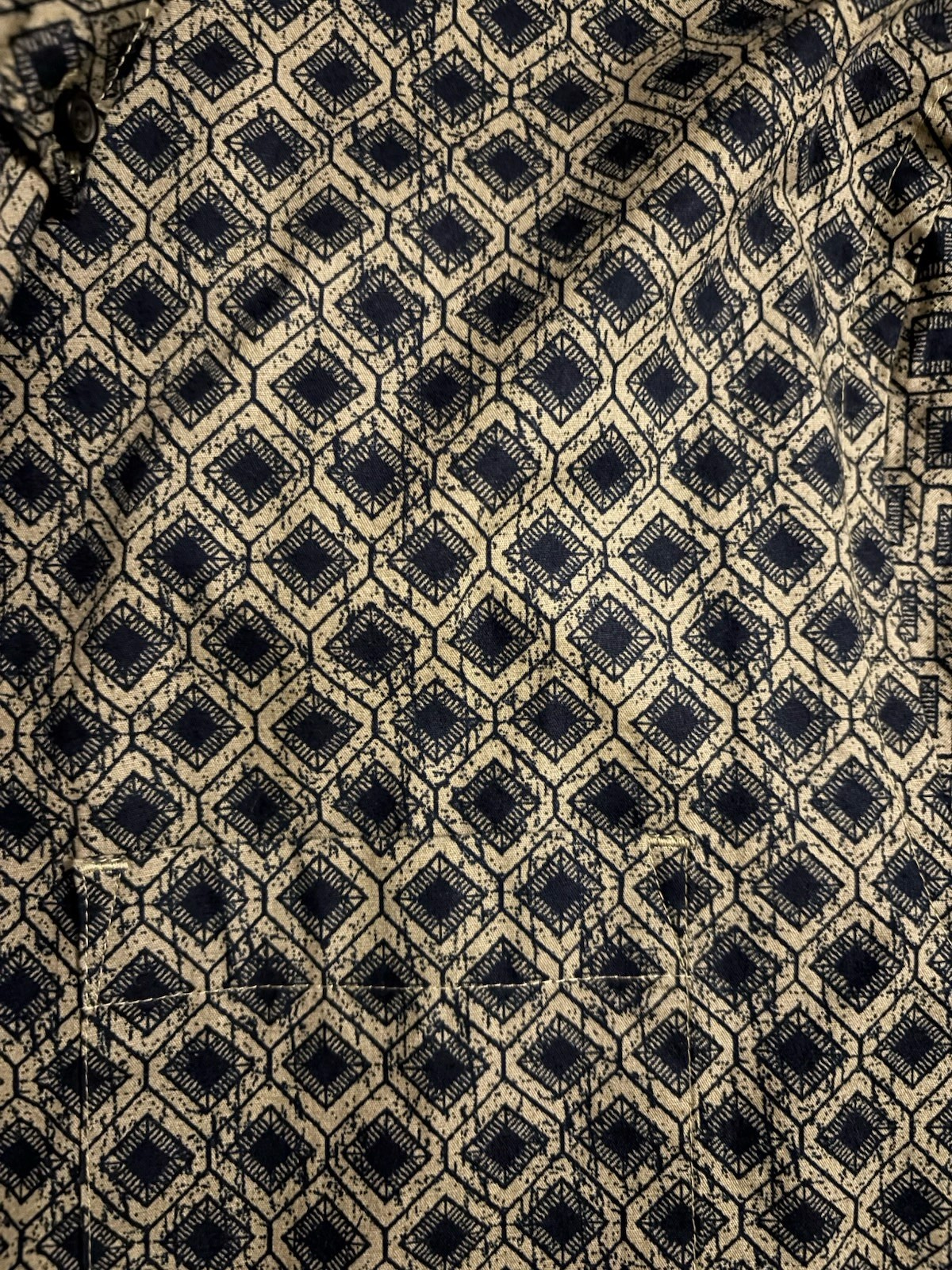 Express Men’s Patterned Button-up Size Small - image 3