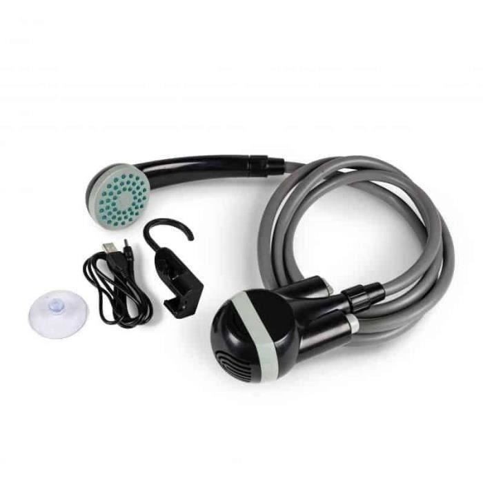 Douche électrique KAMPA à pompe immergée et batterie longue durée USB