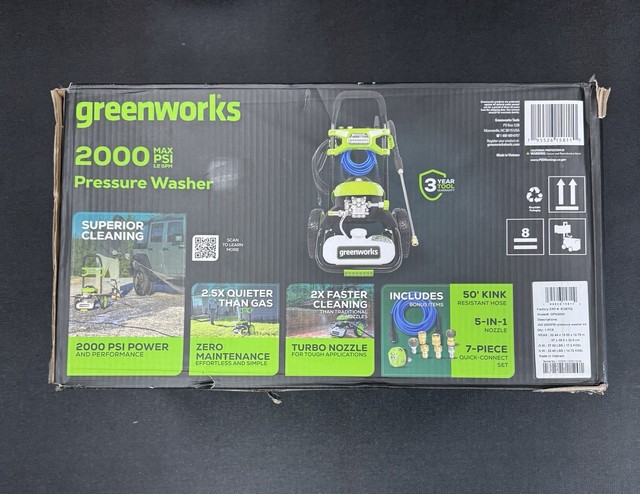 Greenworks GPW2000 Pressure Washer