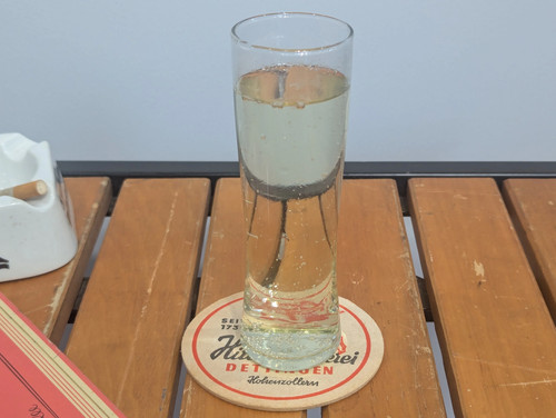 East German Superfest Set of 2 Sekt (Sparkling Wine) Glasses DDR 1970s 1980s GDR