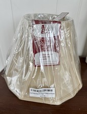 Royal Designs Inc. Beige Flare Bell Scalloped Lamp Shade 5  x10  x8 New