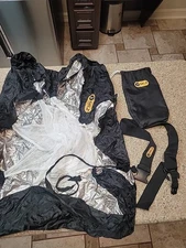 SKLZ Speed Chute Resistance Training Parachute Black W/ Bag Exercise 