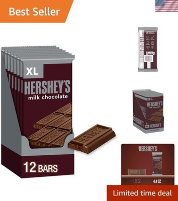 Bulk XL Milk Chocolate Candy Bars - 52.8 Ounce Box - Perfect for Celebrations