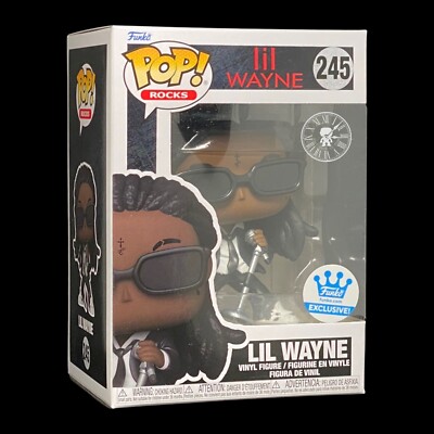 Funko Pop + Protector! Rocks #245 Lil Wayne with Lollipop (Funko
