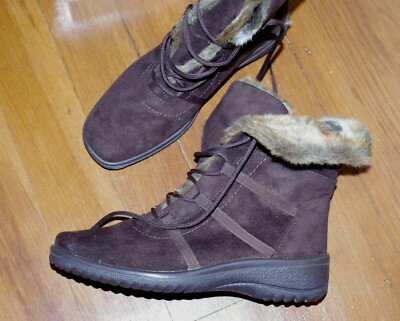 ara Brown Gore -tex Faux Fur Lining Boots/Booties Size: US - Main Image