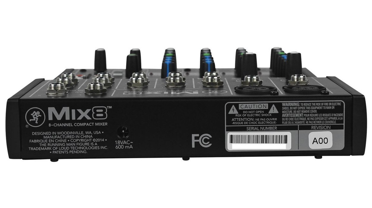 Mackie MIX8 8 channel Compact Mixer for sale online | eBay
