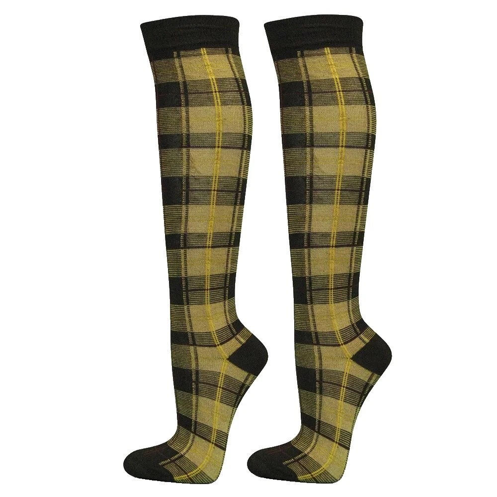 Cotton Blend Brown Hosiery & Socks for Women