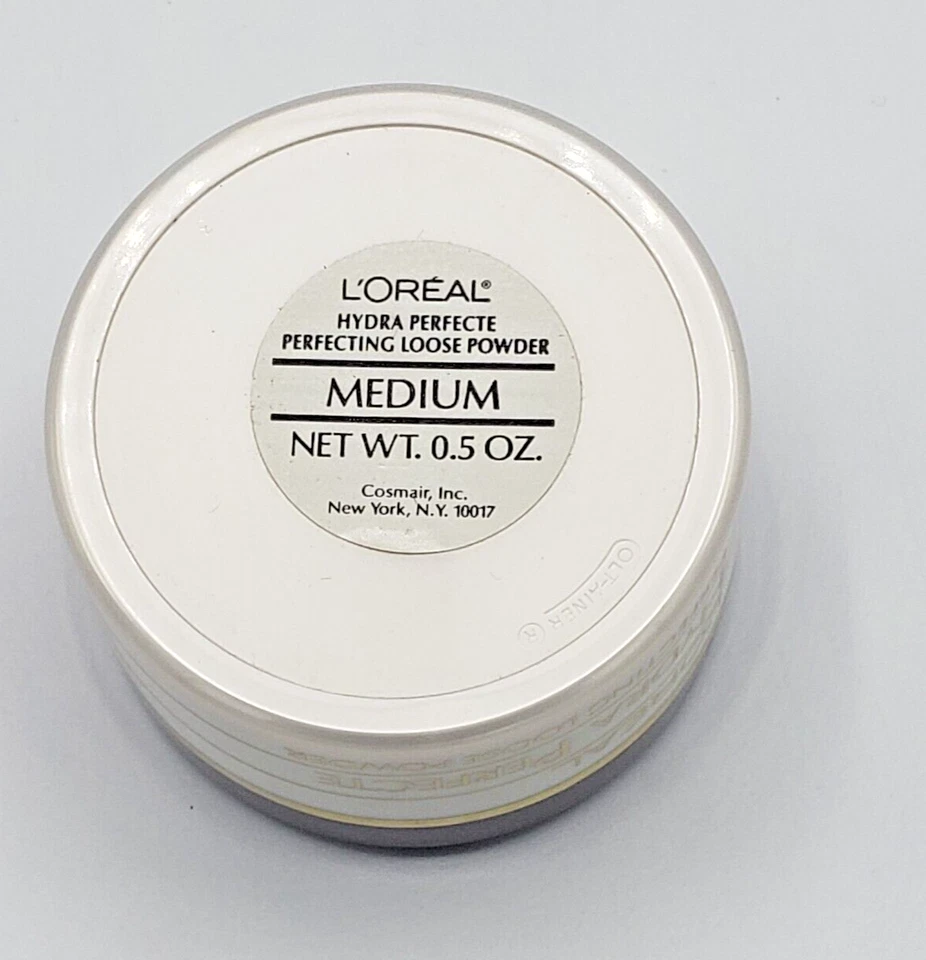 NEW L'Oréal Hydra Perfecte Perfecting Loose Powder (MEDIUM) Sealed .05 Oz - Image 2 of 2