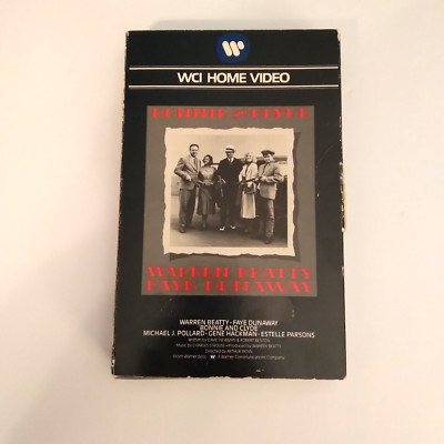 Bonnie and Clyde (VHS, 1980, WCI Big Box) Warren Beatty Faye Dunaway 1st release