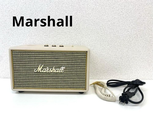 Marshall Acton III Bluetooth Home Speaker Confirmed Operation Beige Cream JP