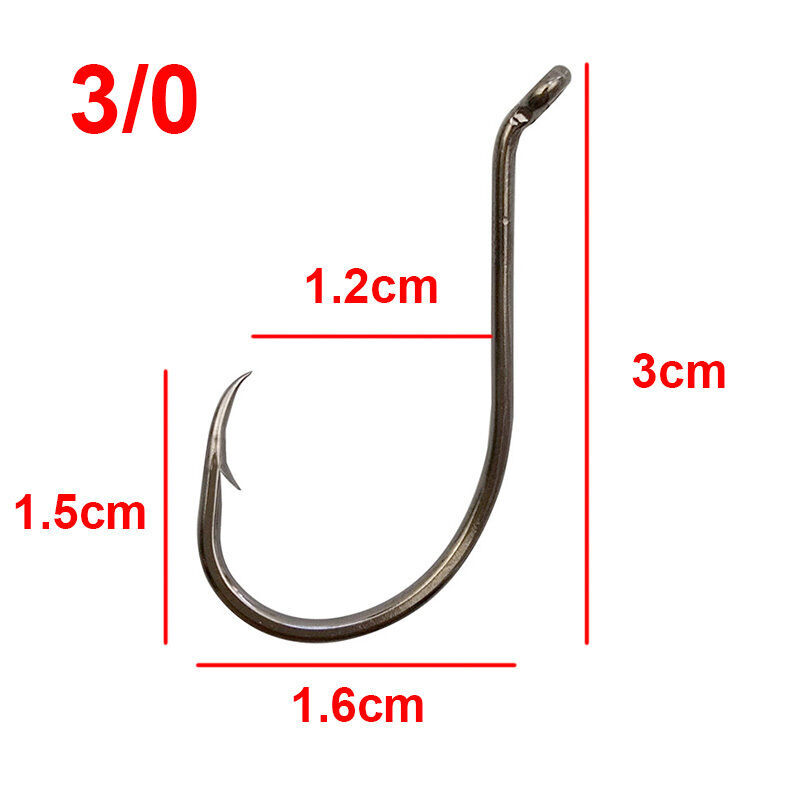 XFISHMAN Cirkelhaken vis apparatuur Octopus haken zoutwater 50 Pack #1 XFISHMAN Cirkelhaken vis apparatuur Octopus haken zoutwater 50 Pack #1