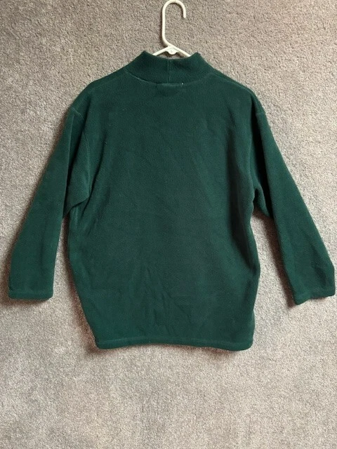 Sudadera polar Marsh Landing para mujer mediana bordada árboles años 70 vintage Foto 4 de 4