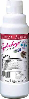 Dreidoppel Eisflip Gelatop Topping Amarena mit Stückchen 1000g