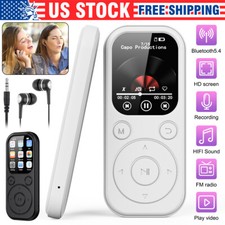 Support 128GB Bluetooth MP3/MP4 HiFi Lossless Music Player FM Radio Recorder